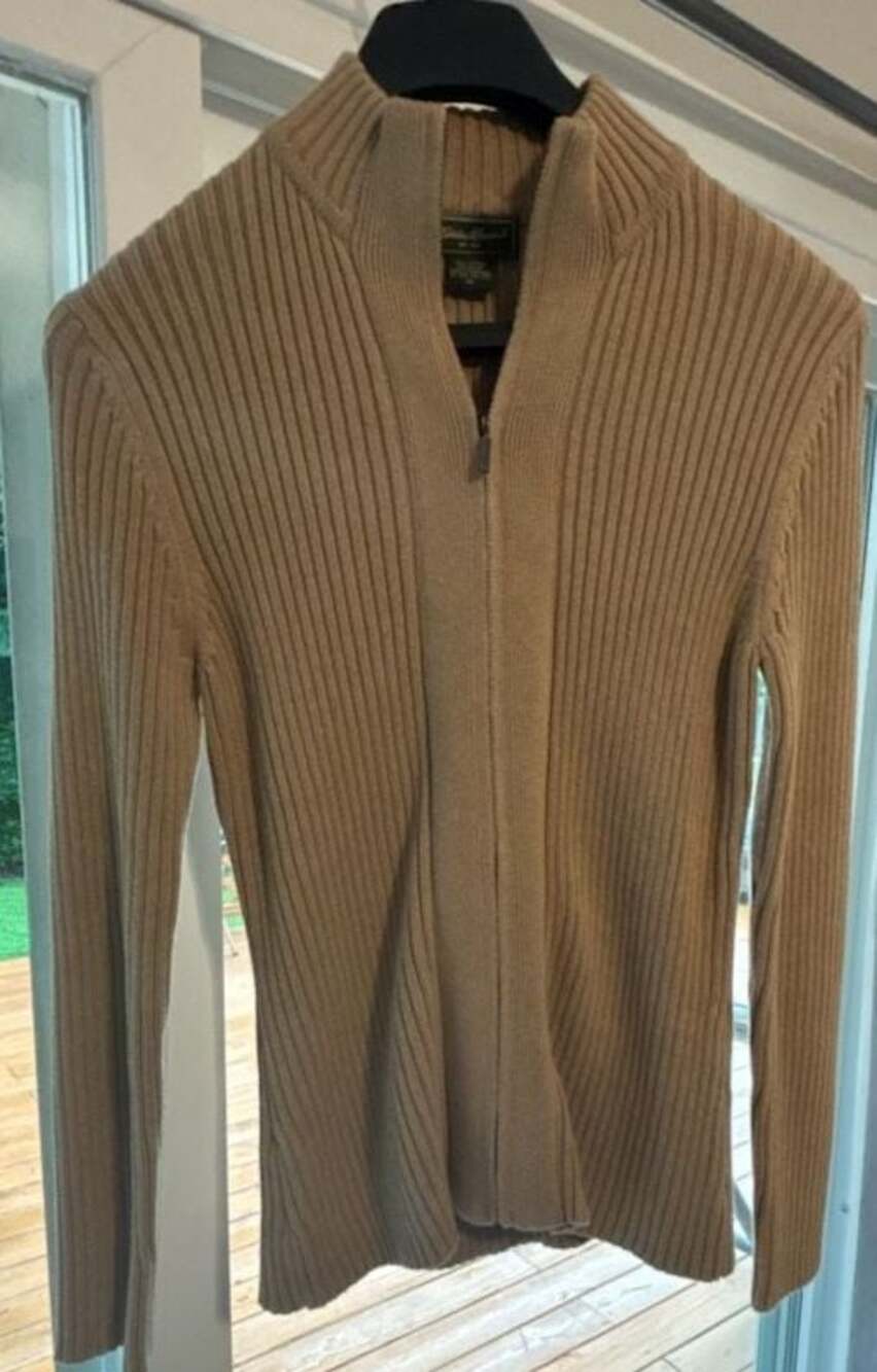 Eddie Bauer Men's Ribbed Full-Zip Mock Neck Sweater